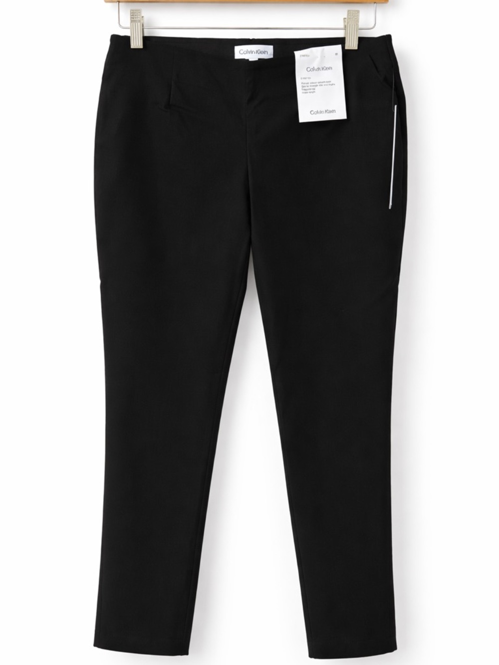 Calvin Klein Black Stretch Dress Pants – Size 10 (NEW w/ Tags)
